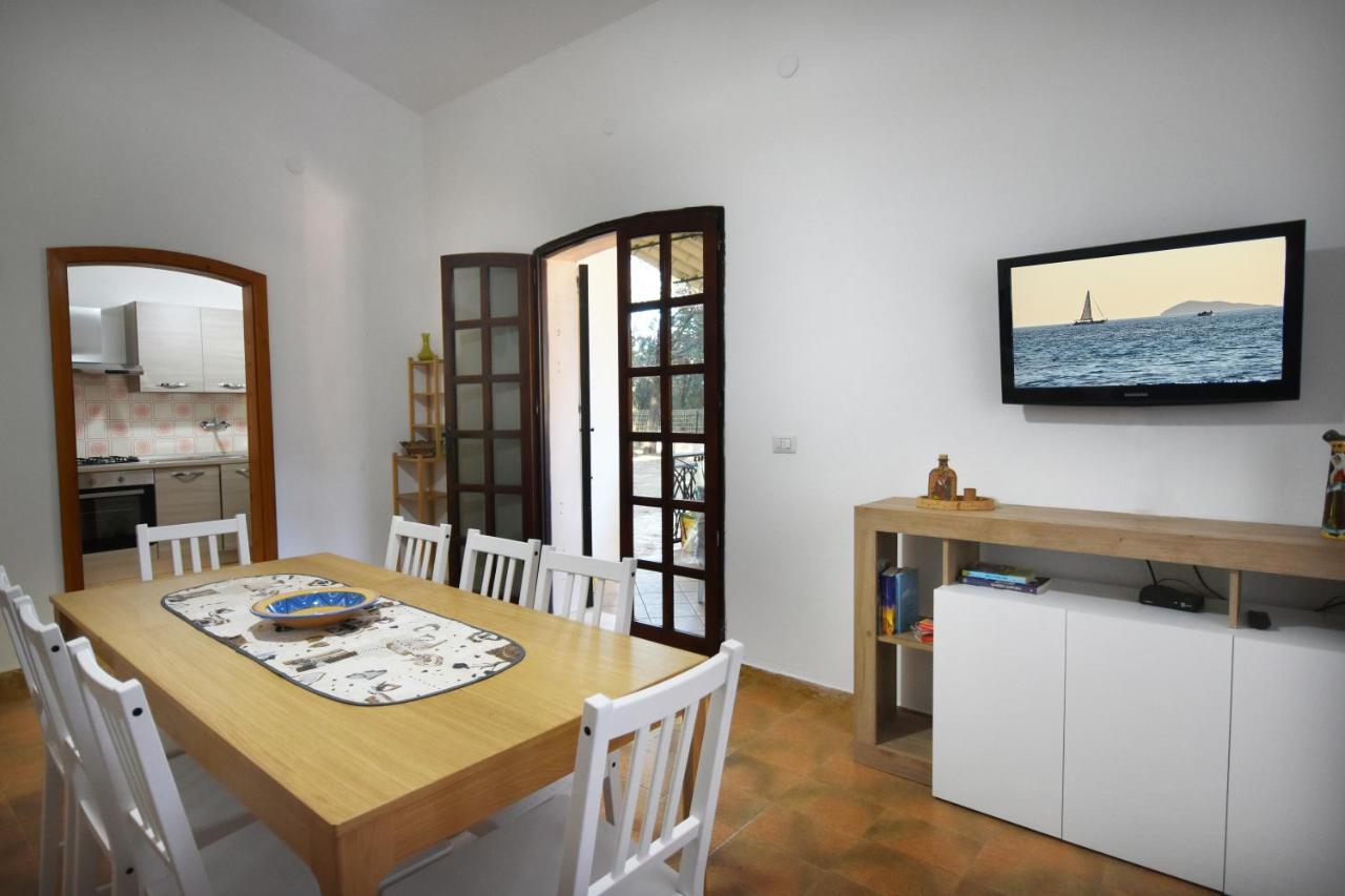 Mario & Nina - Portopino House Porto Pino Exterior foto